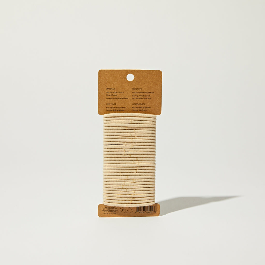 Biodegradable Blonde Hair Ties