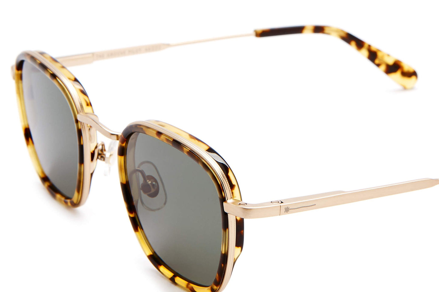 The Groove Pilot in Brushed Gold & Tokyo Tortoise / Vintage Green