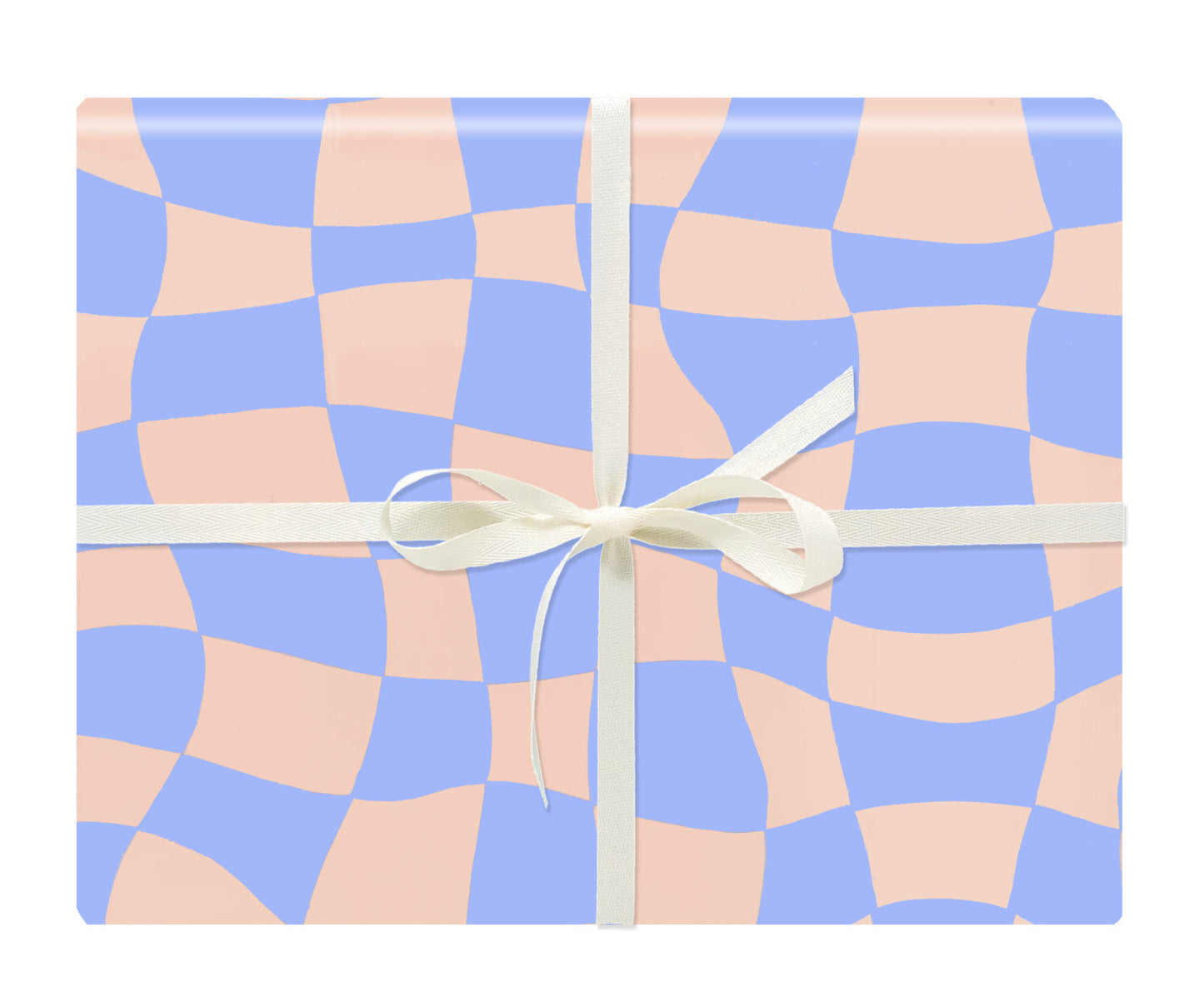 Warped Check Gift Wrap