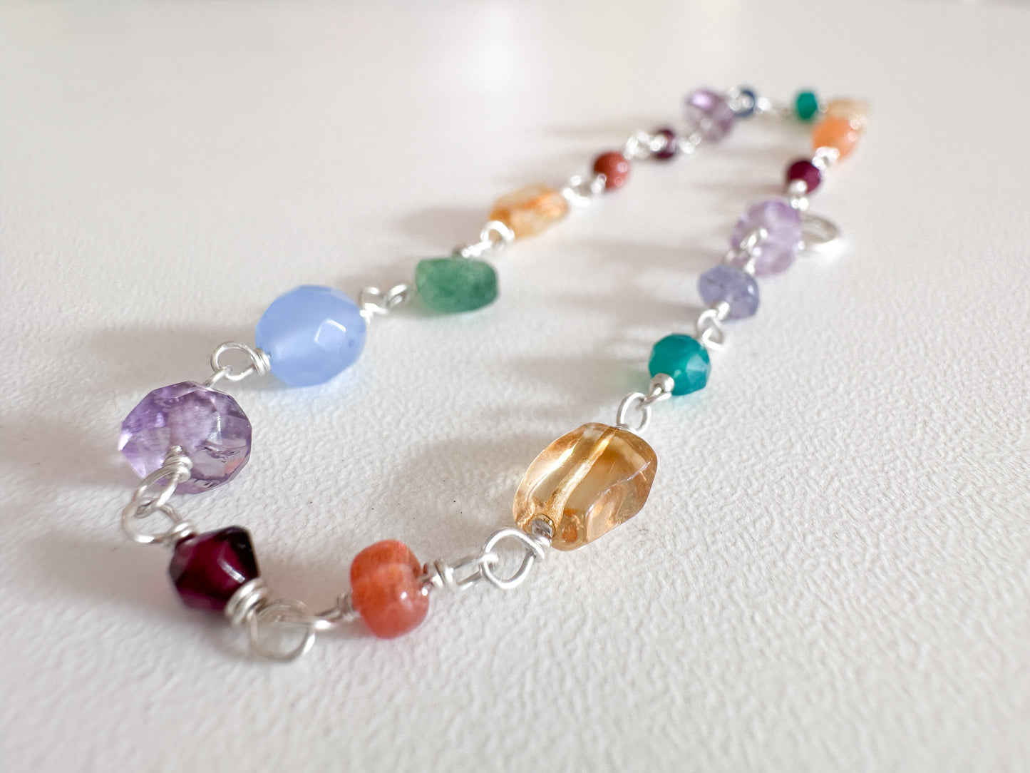 Mini Candy Rainbow Chain Bracelet
