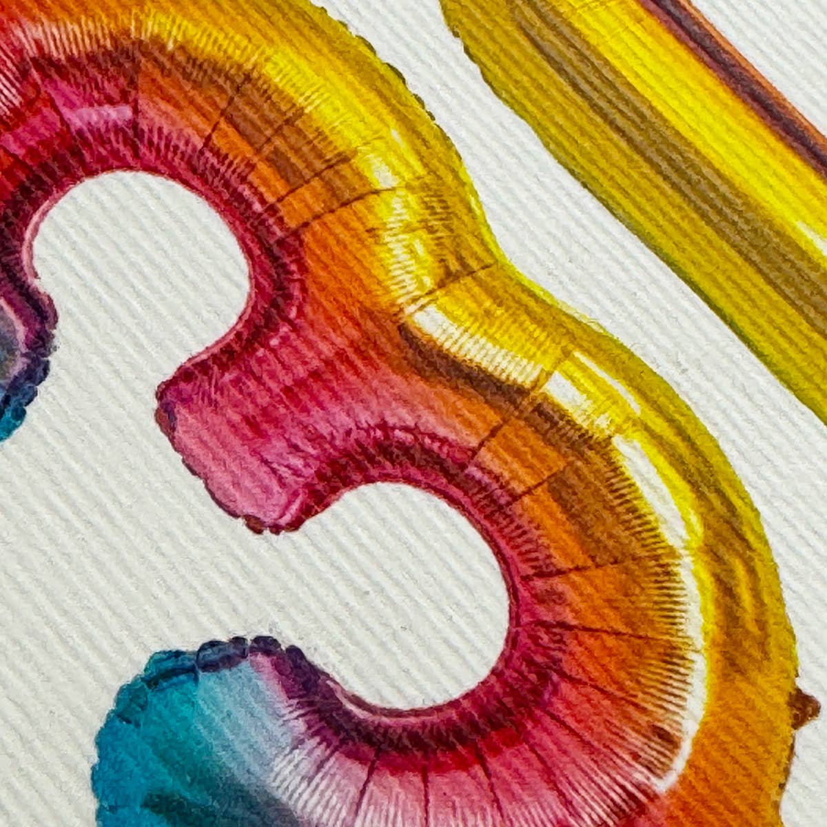 30th Birthday Balloon No.30 Greeting Card