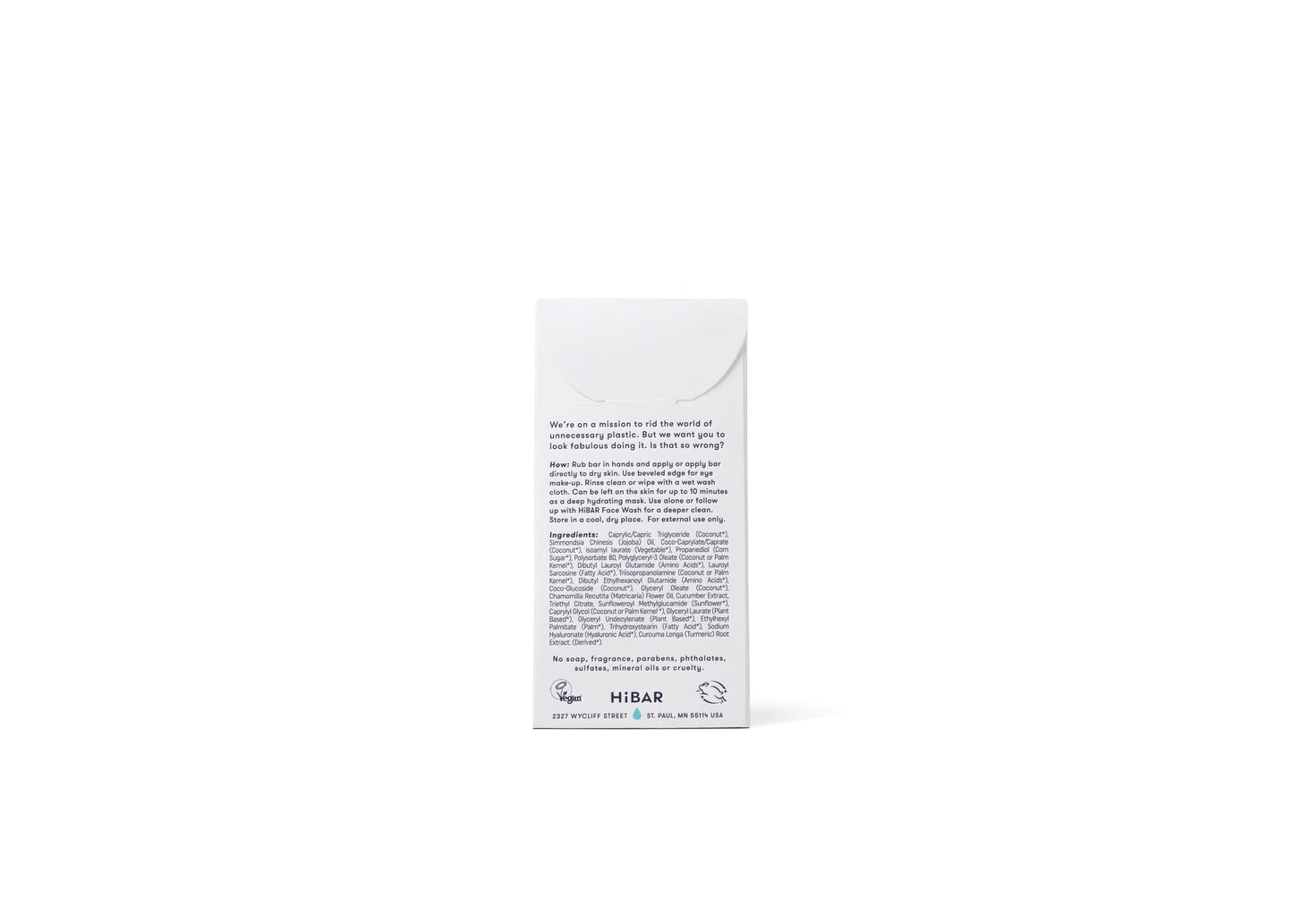 Solid Oil Cleanser Face Wash Bar