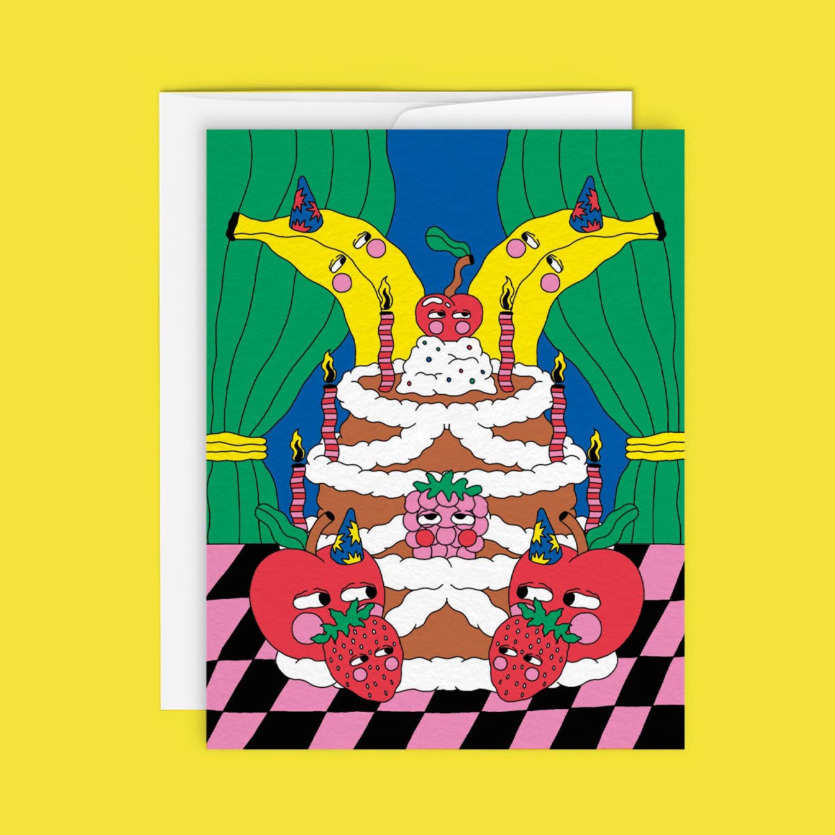 Fruit Cake — Greeting Card