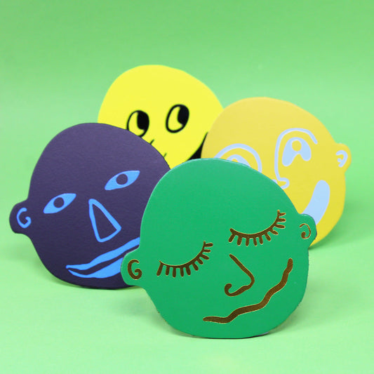 I'm All Ears Coasters Set of 4 in Green