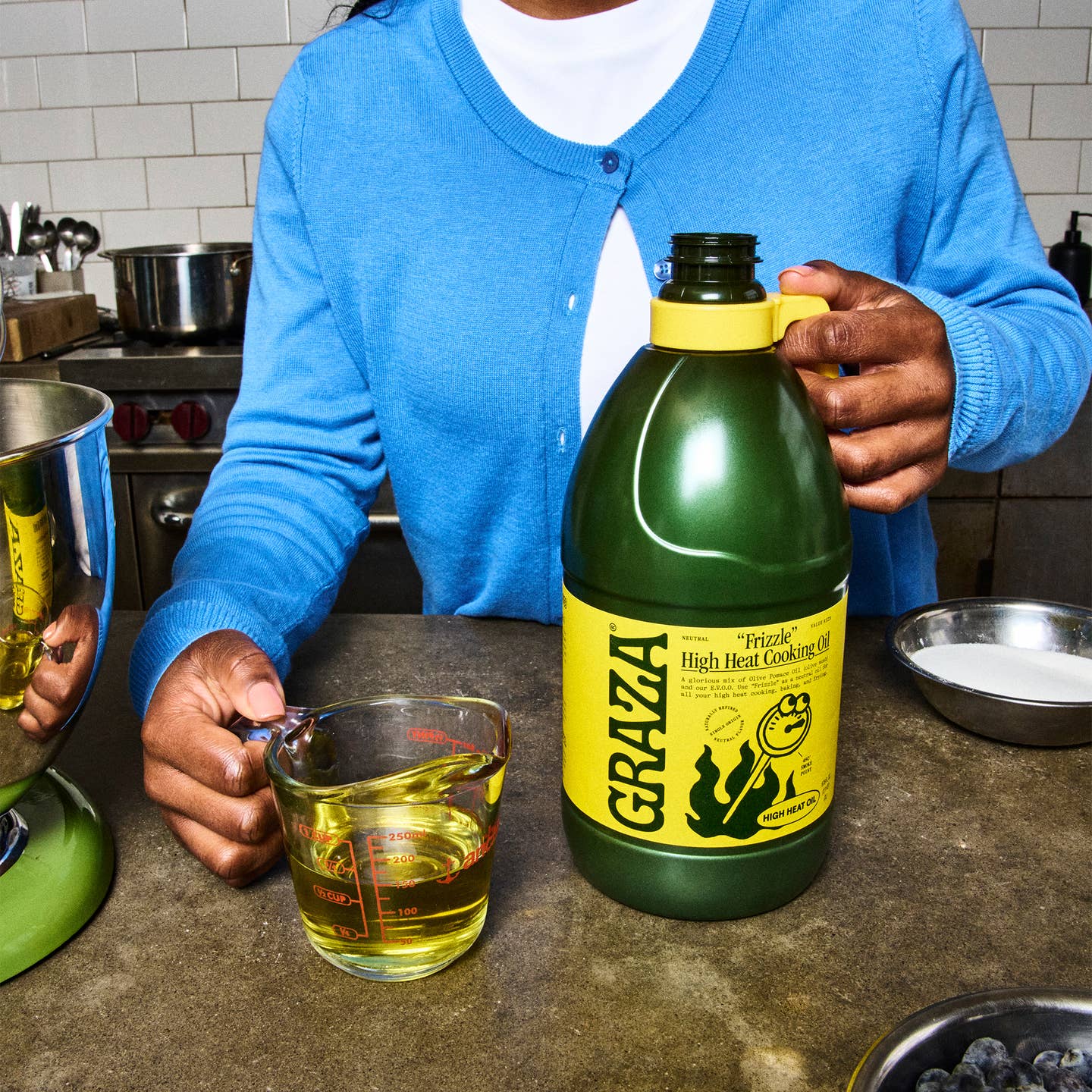 "Frizzle" High Heat Cooking Oil