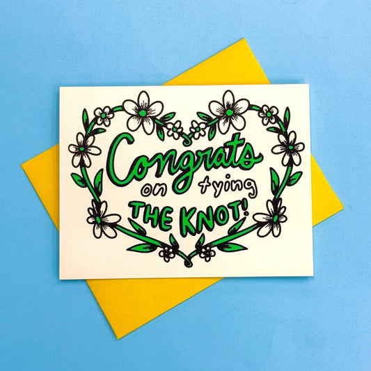 Congrats On Tying the Knot! Greeting Card
