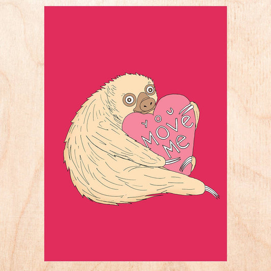You Move Me Love Card