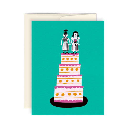 Women Wedding — Greeting Card