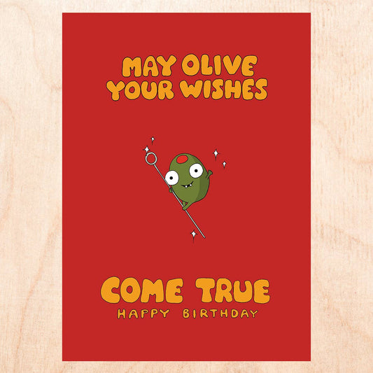 Olive Your Wishes Card