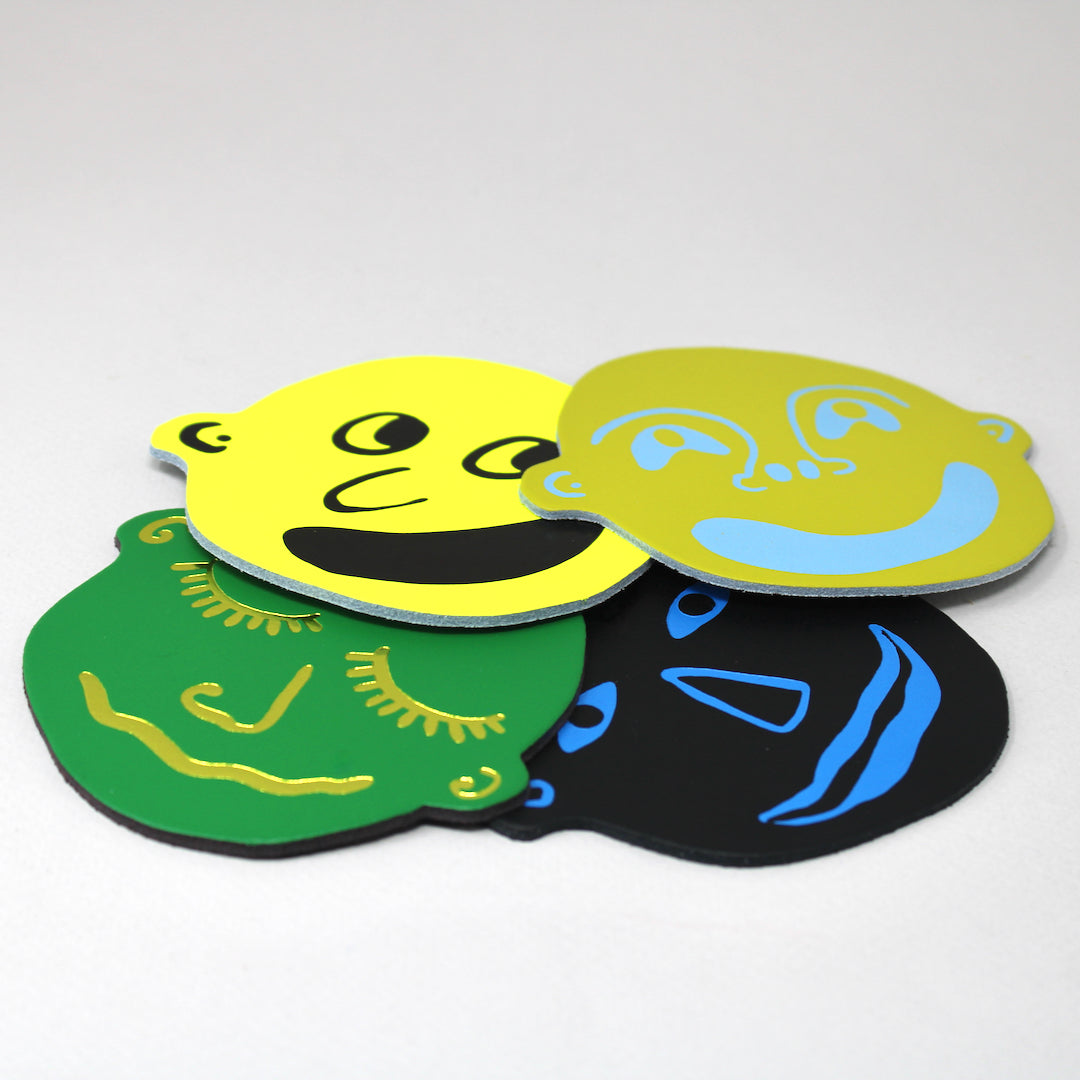 I'm All Ears Coasters Set of 4 in Green