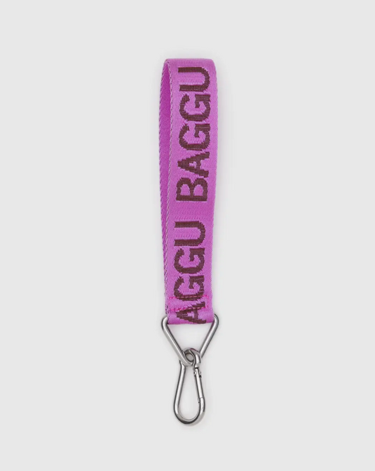 Baggu Logo Keychain in Pink