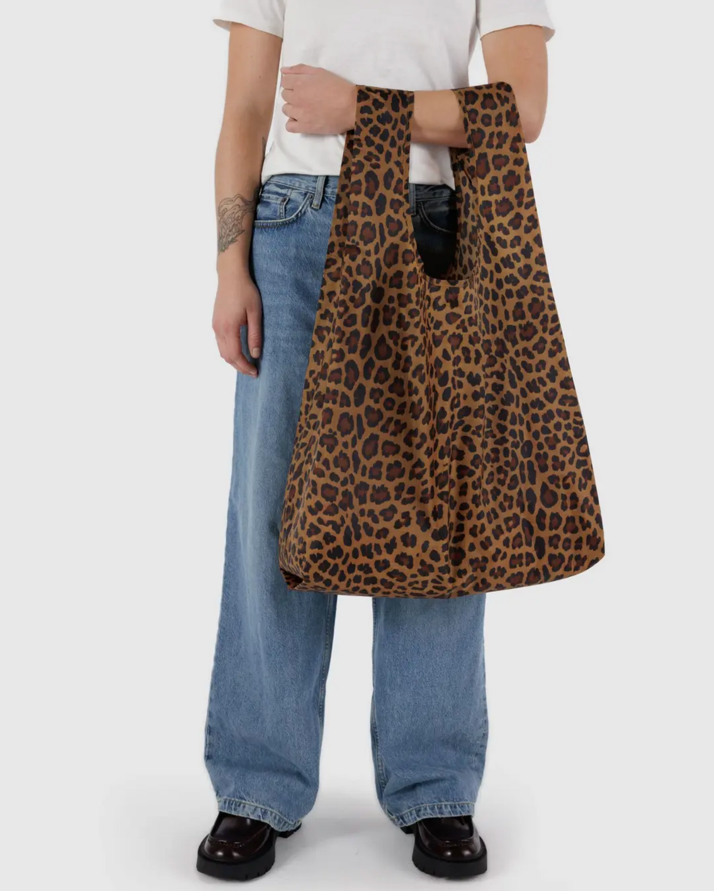 Big Baggu Reusable Bag in Leopard