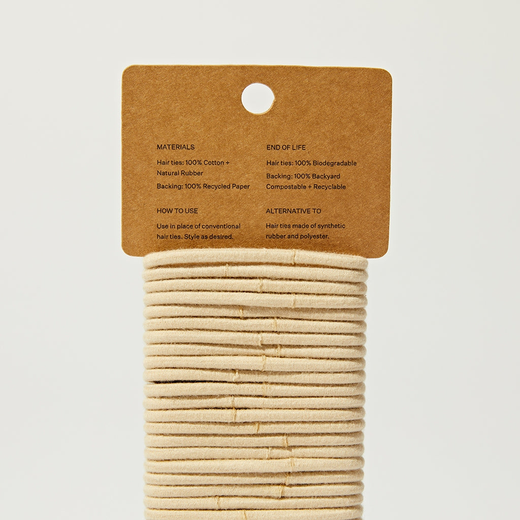 Biodegradable Blonde Hair Ties