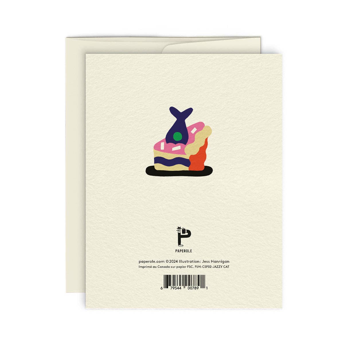 Jazzy Cat Birthday — Greeting Card