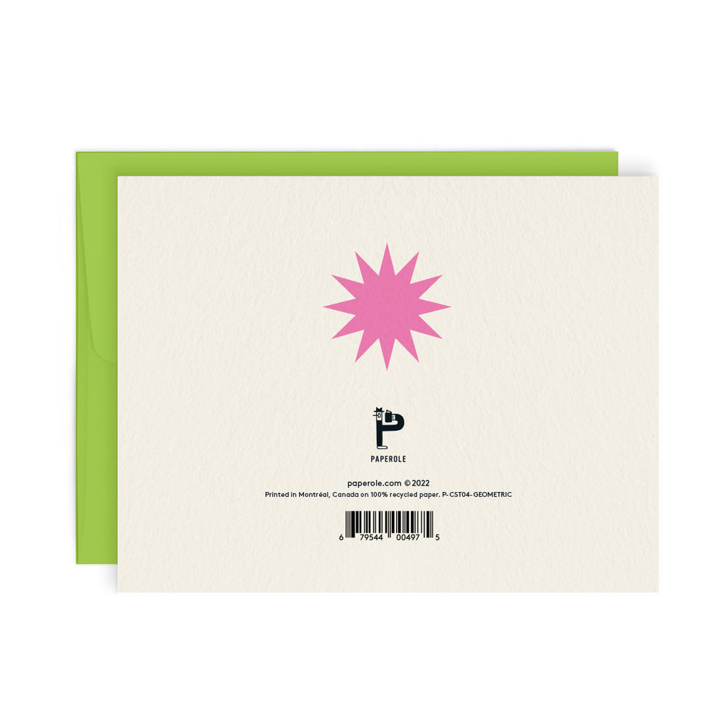 Thank You Geometric — Greeting Card